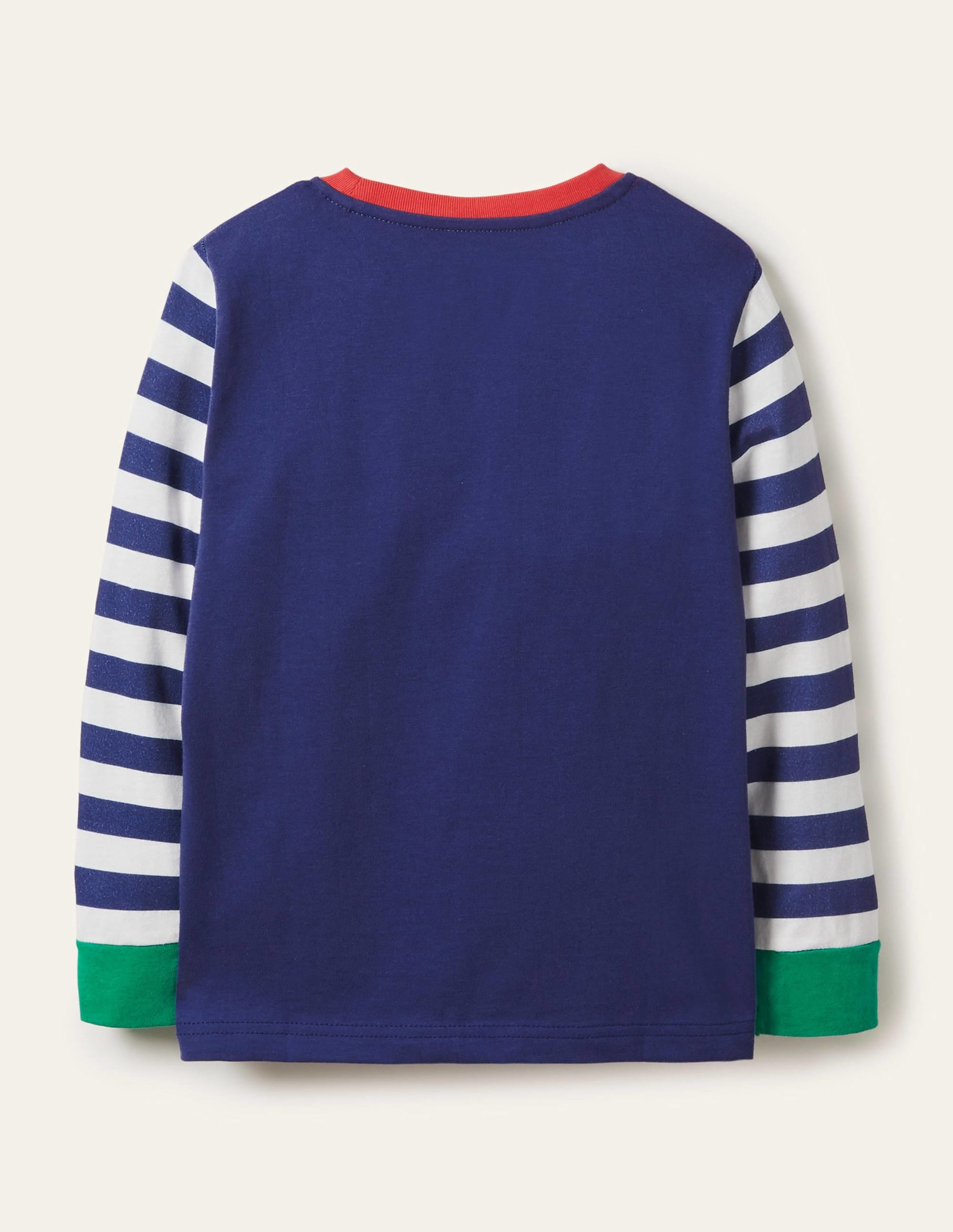 Festive Flipbook T-shirt-Starboard Blue Festive - Image 2