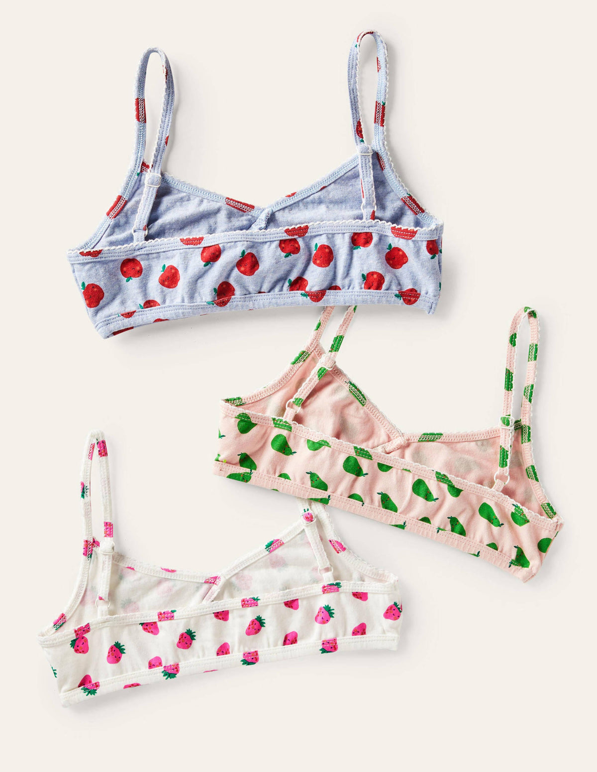 Crossover Crop Tops 3 Pack-Multi Fruit - Image 3