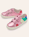 Fröhliche Turnschuhe-Bunt/Metallic, Regenbogen