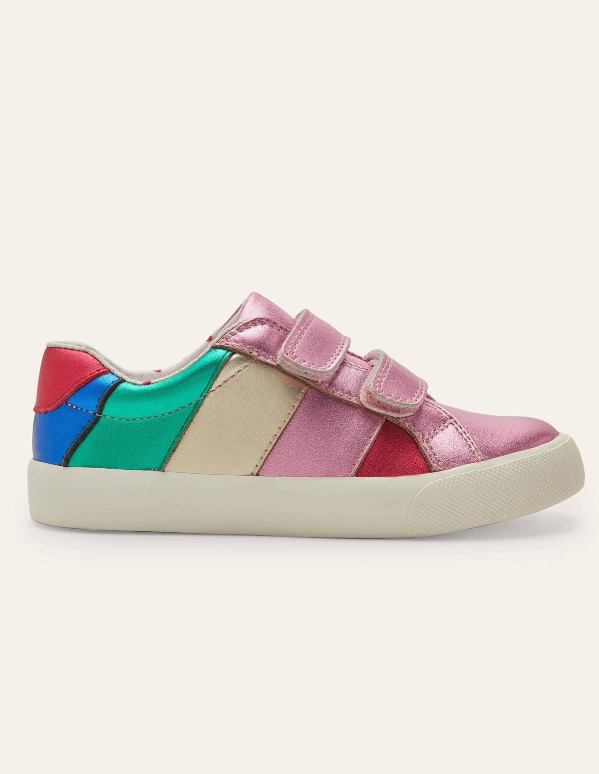 Fröhliche Turnschuhe-Bunt/Metallic, Regenbogen-2