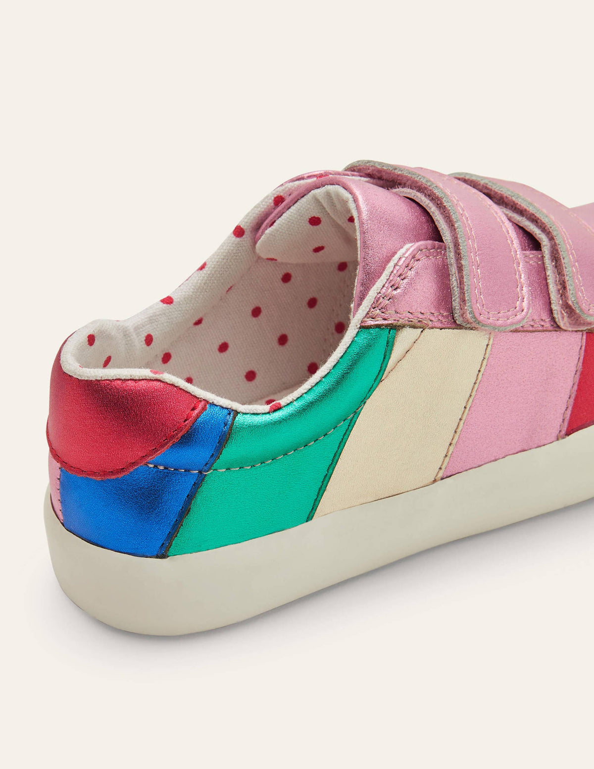 Fröhliche Turnschuhe-Bunt/Metallic, Regenbogen - Image 3