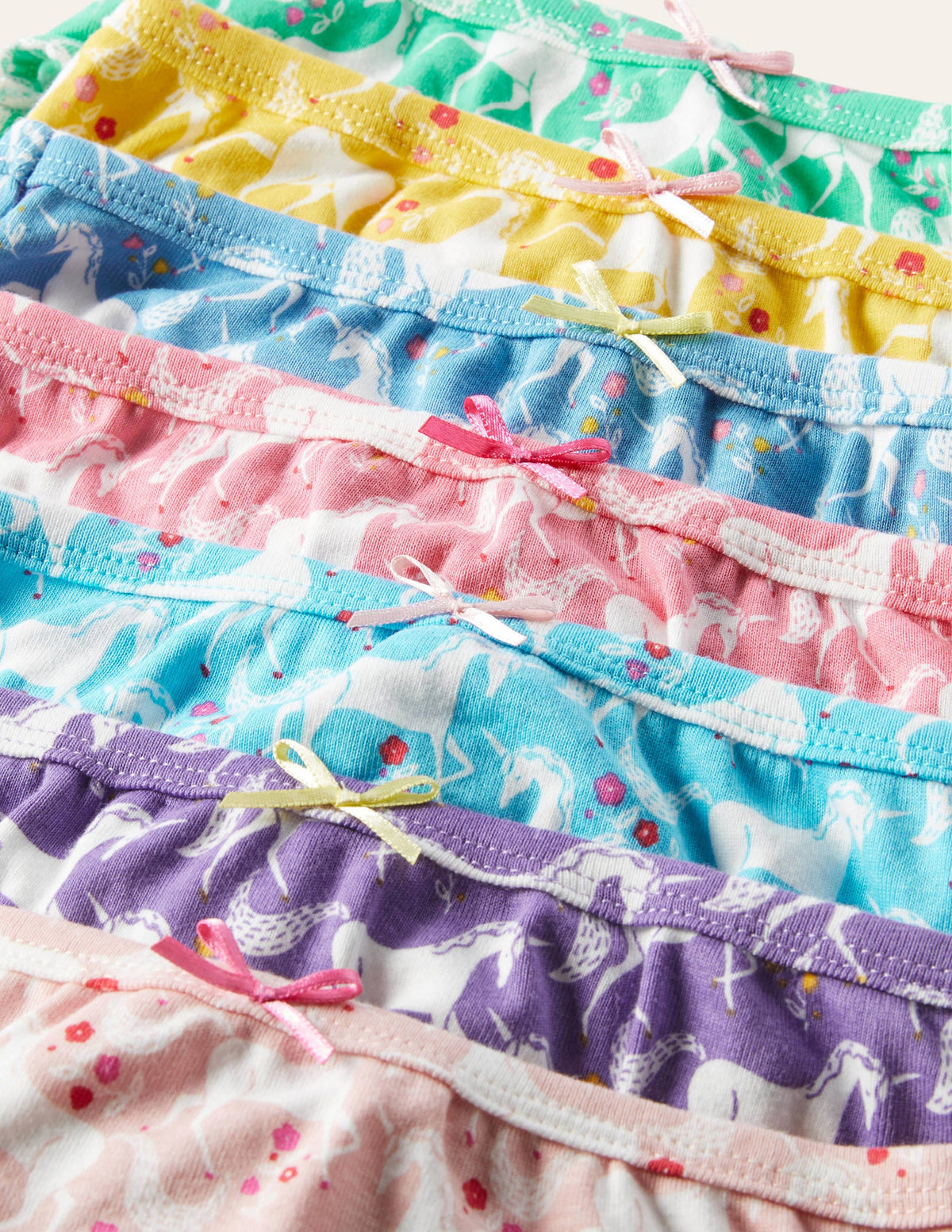 Slips im 7er-Pack (Mädchen)-Bunt, Einhorn/Blumen - Image 2