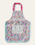 Tablier fantaisie-Lapin floral multi