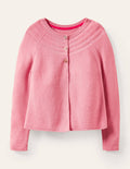 Cotton Cashmere Mix Cardigan-Formica Pink