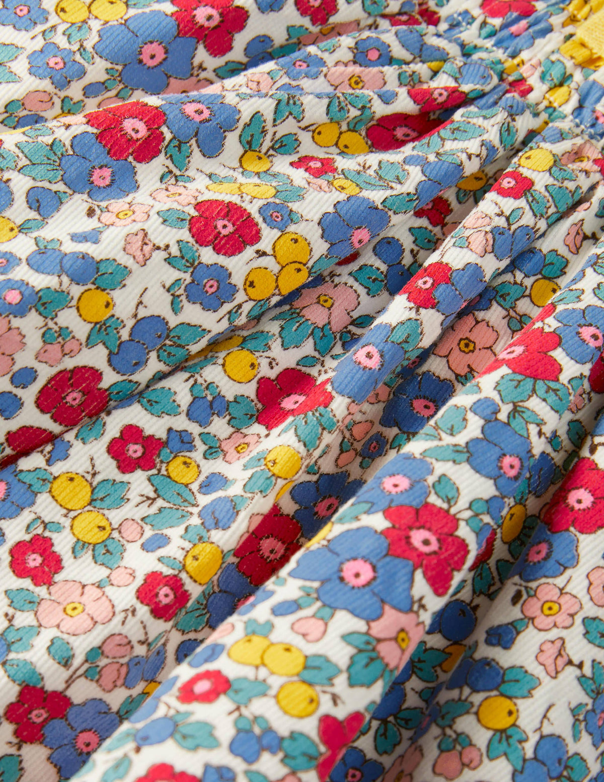 Jupe tissée tournoyante-Motif floral fleur de pommier multi - Image 3