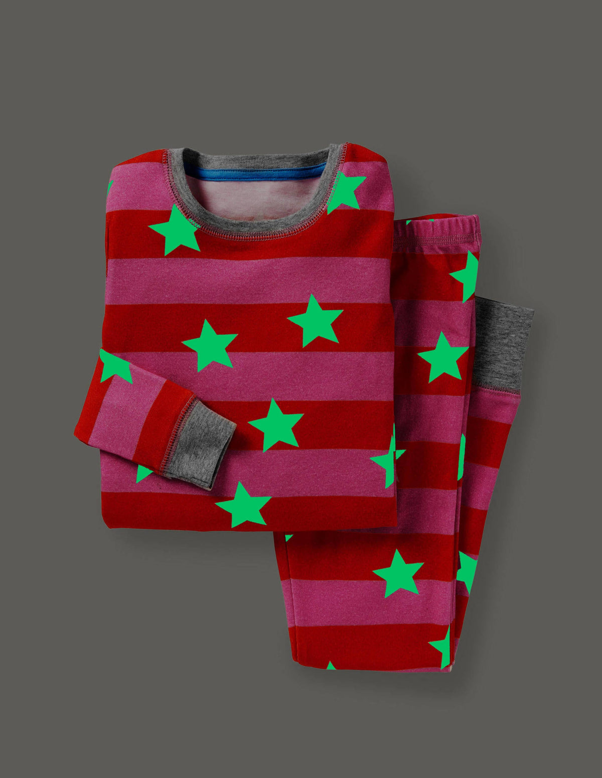 Pyjama phosphorescent douillet-Étoile rose pétale vif - Image 4