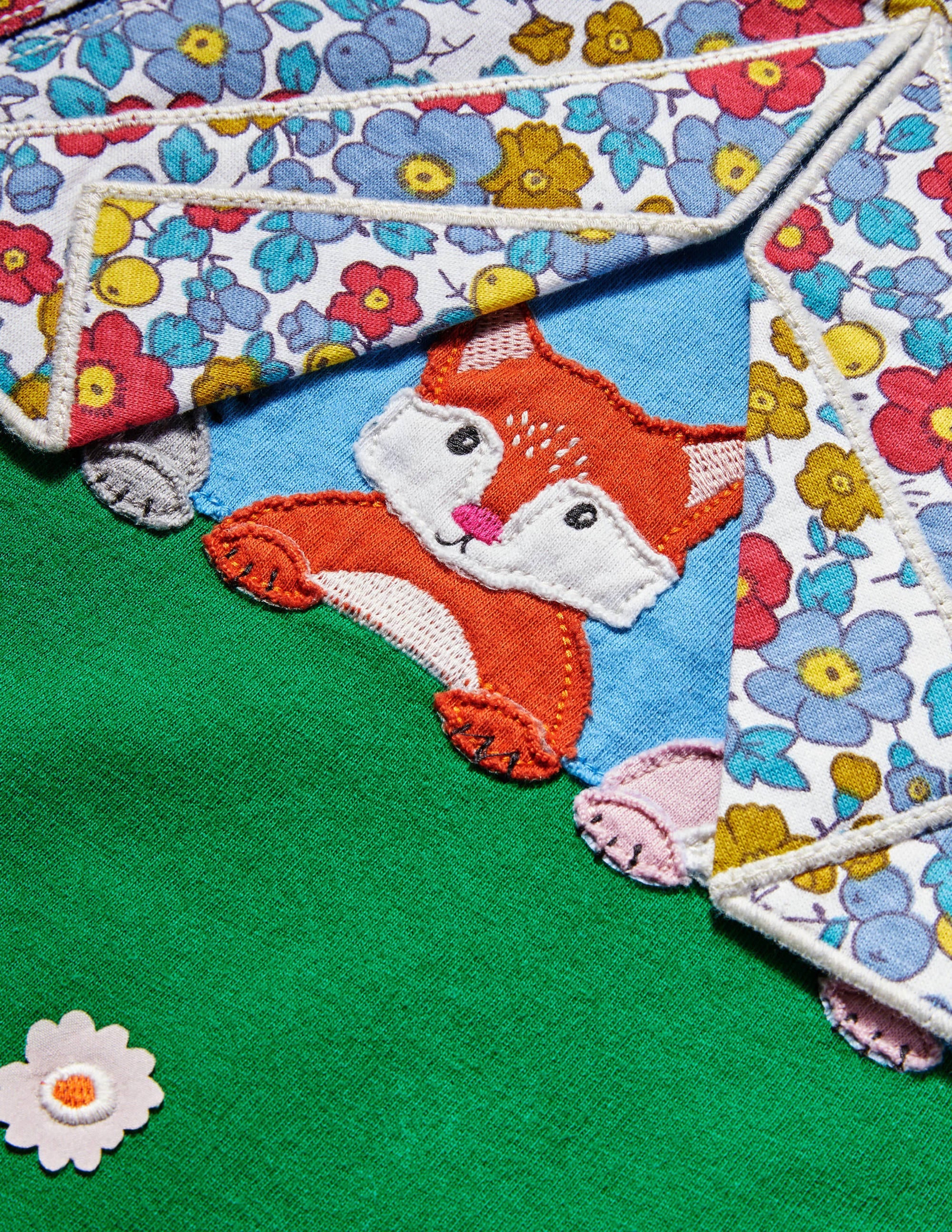 Jerseykleid mit Aufklappmotiv-Segelblau, Zelt - Image 3