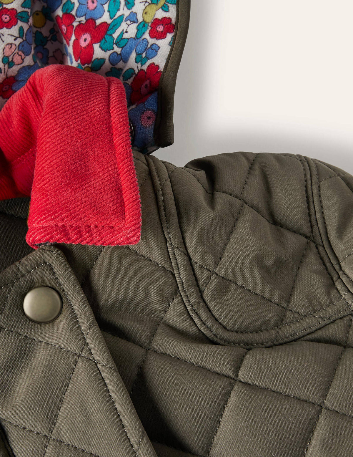 Gesteppte Jacke-Khaki - Image 3