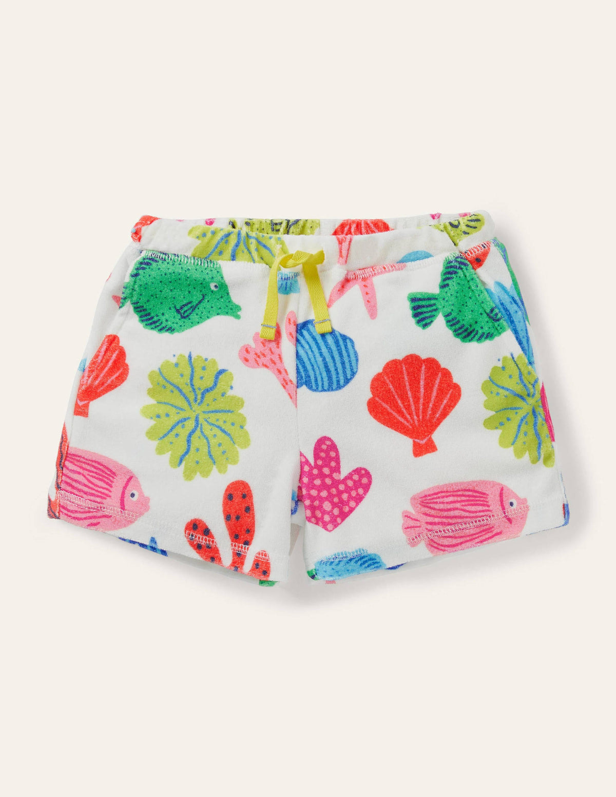 Frottee-Shorts-Bunt, Riesenfische-1