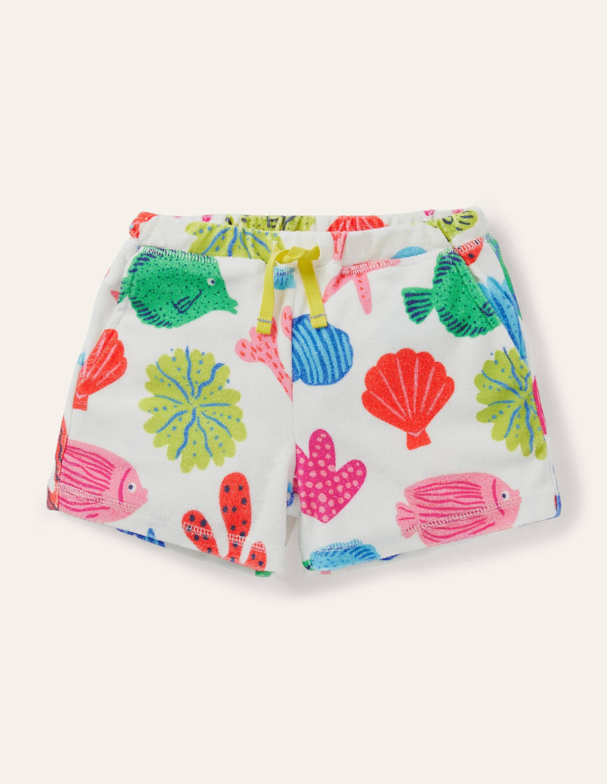 Frottee-Shorts-Bunt, Riesenfische - Image 1
