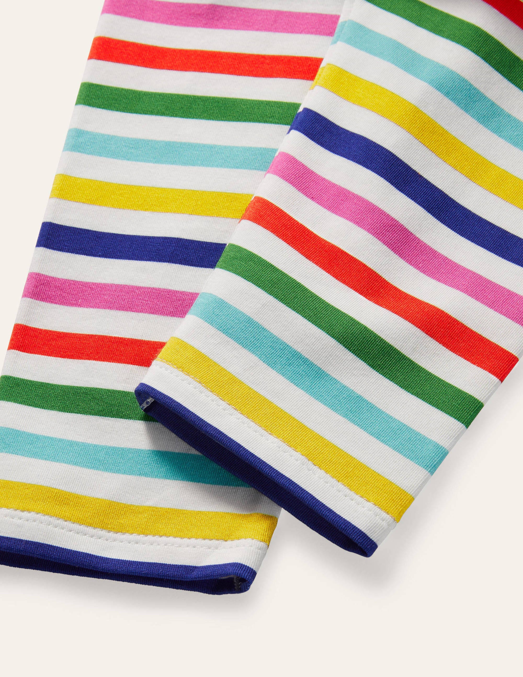 Fun Cropped Leggings-Multi Stripe - Image 3