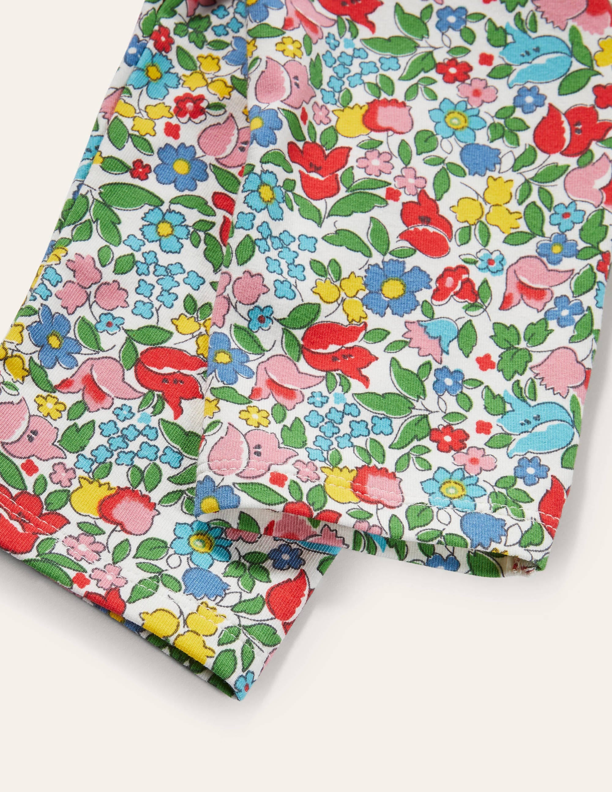 Fröhliche 7/8-Leggings-Bunt, Filigranes Vintage-Blumenmuster - Image 3