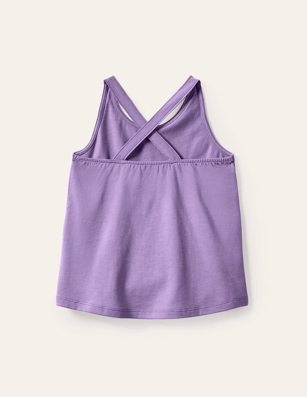 Débardeur croisé dans le dos-Violet froid-2