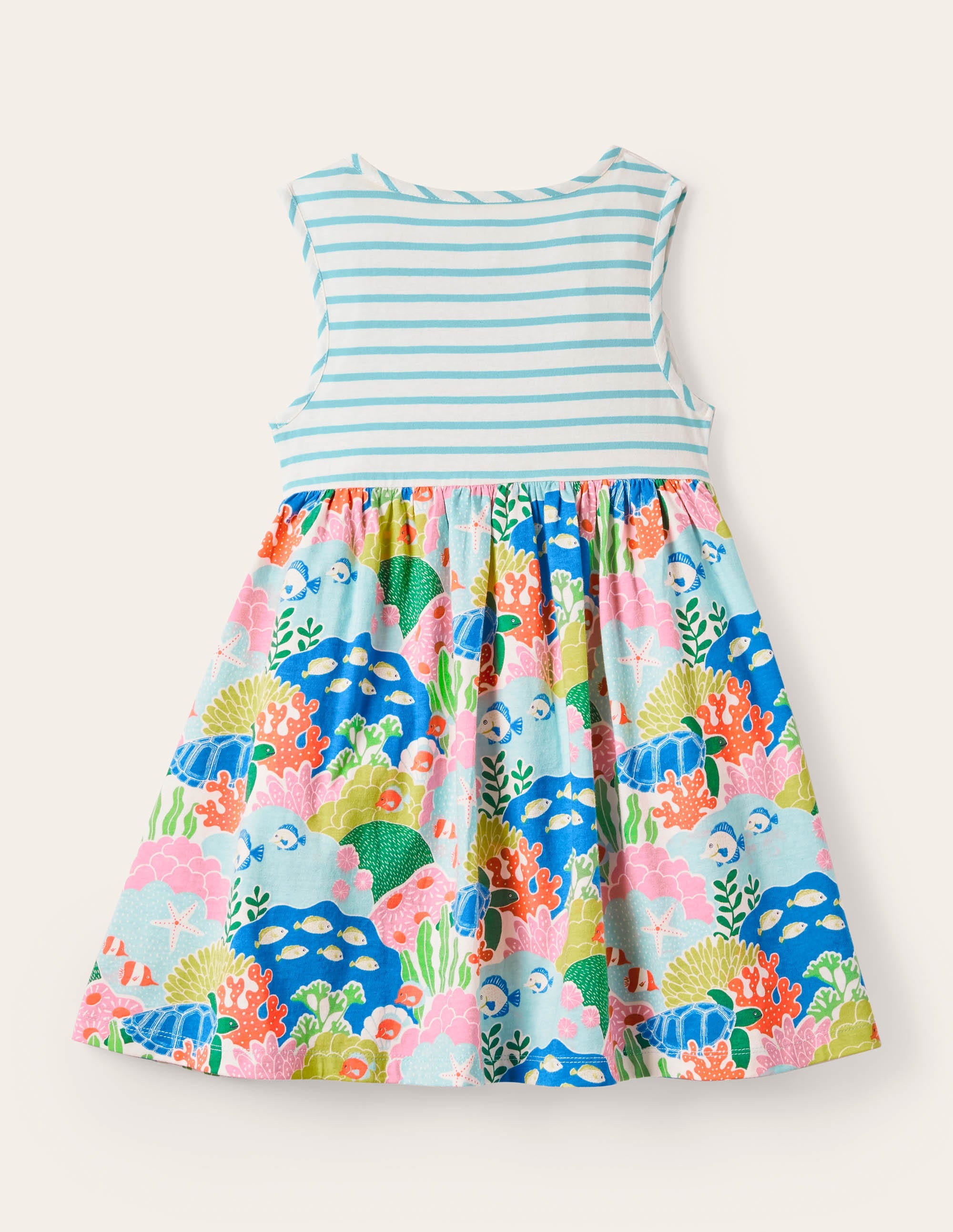 Jerseystufenkleid mit Mustermix-Bunt, Korallenriff - Image 2