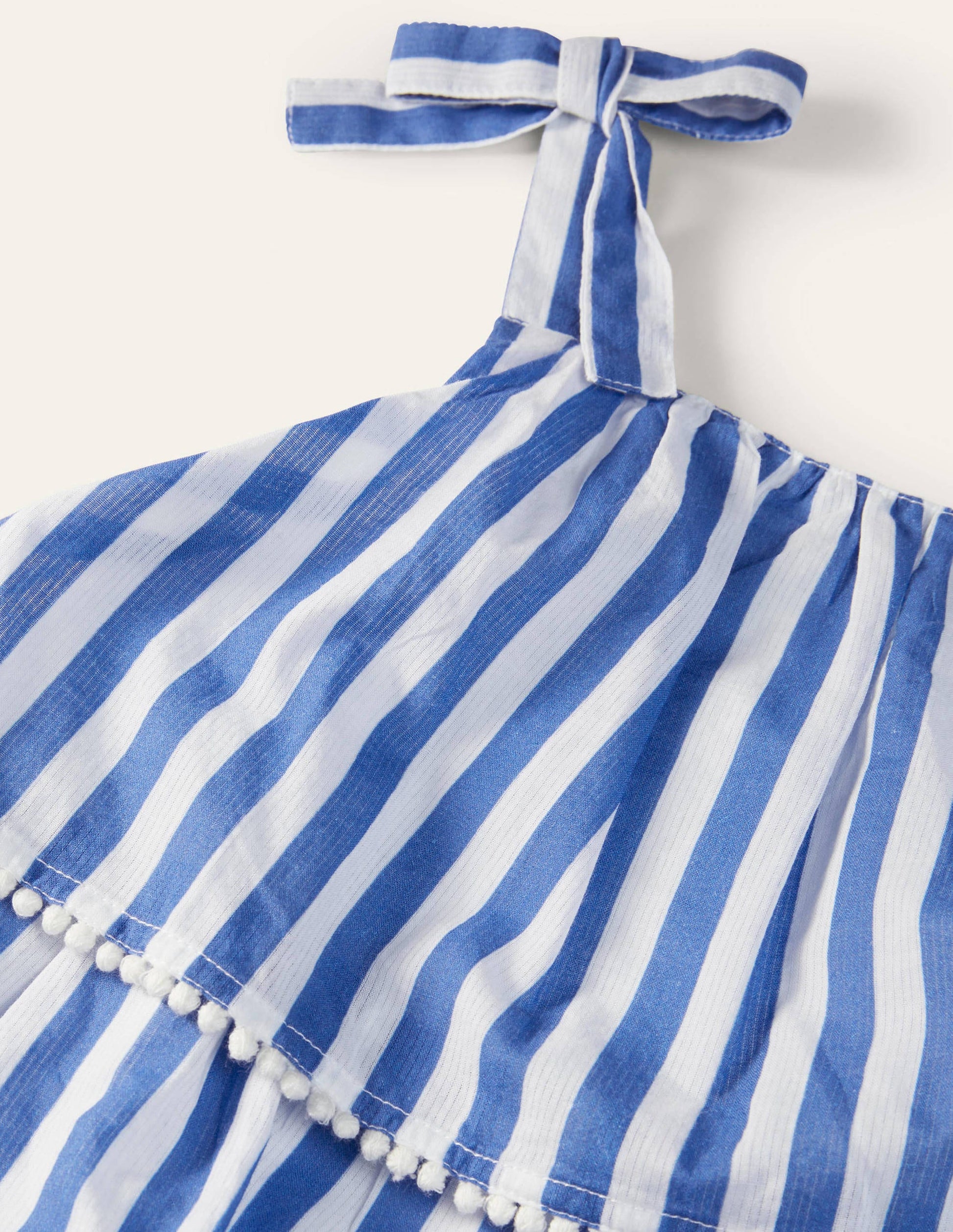 Weboberteil mit Stufen-Elisabethanisches Blau/Naturweiß-3