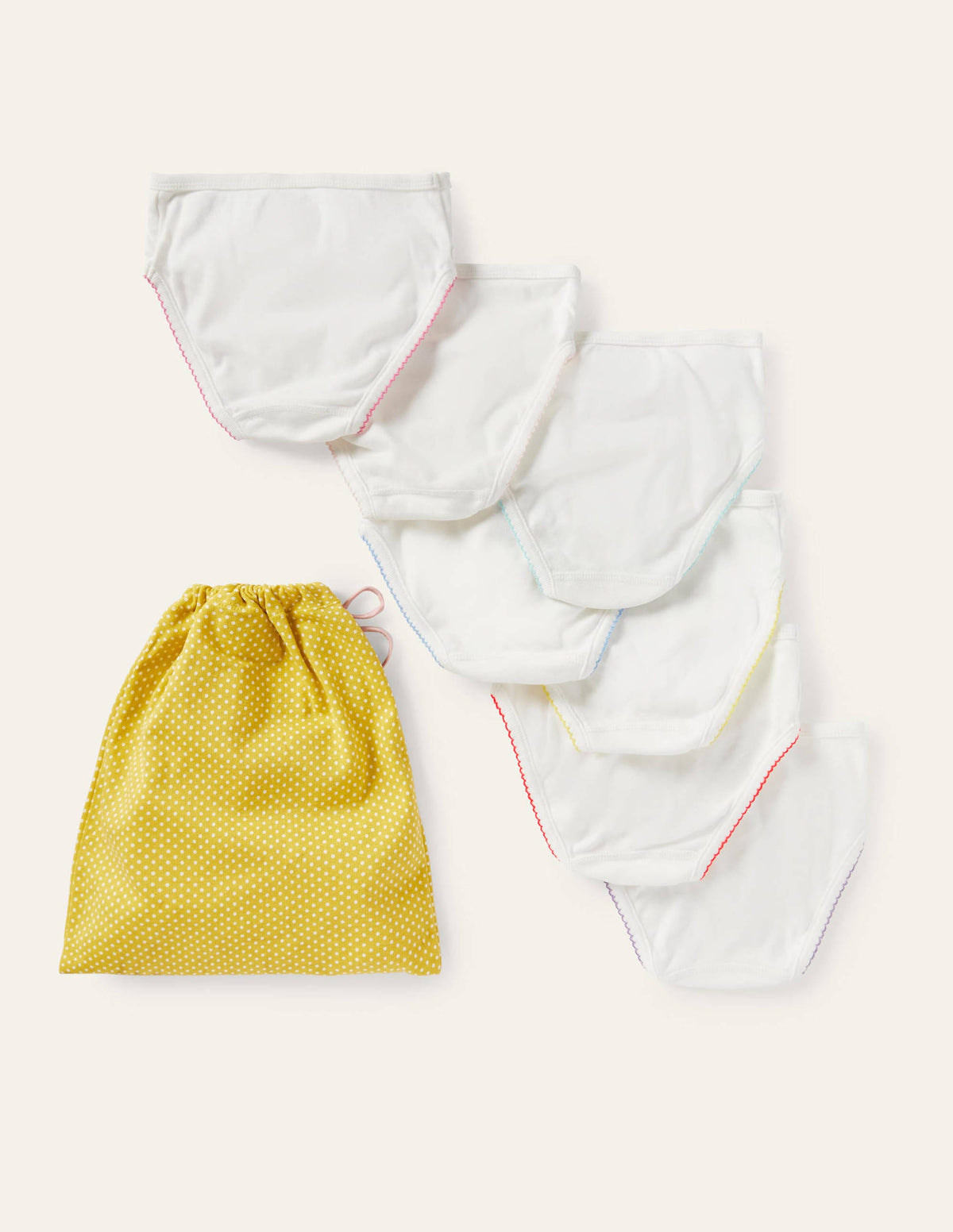 Pants 7 Pack-Ivory Floral Pets - Image 2