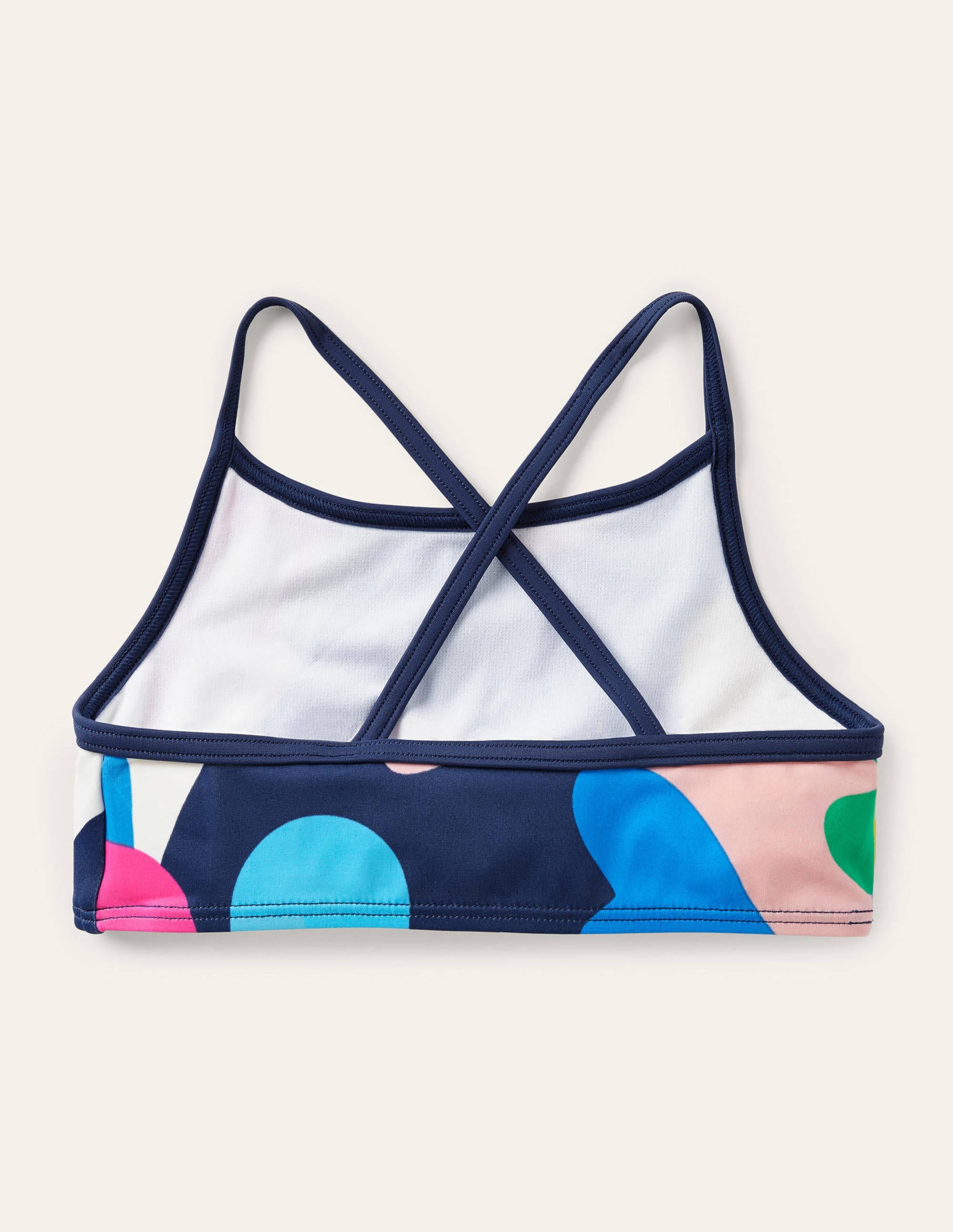 Gemustertes Bikini-Oberteil-Bunt, Korallen-Camouflagemuster - Image 2