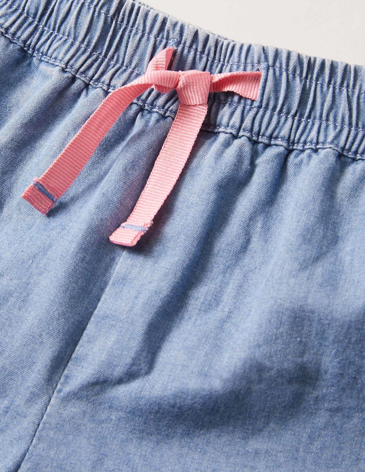 Shorts mit gerüschtem Saum-Faux-Uni - Image 3