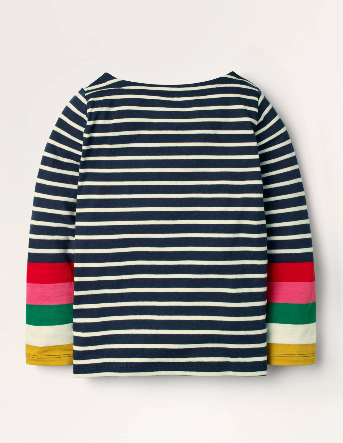 Fun Breton-Ivory/ Navy Rainbow Cuff - Image 2