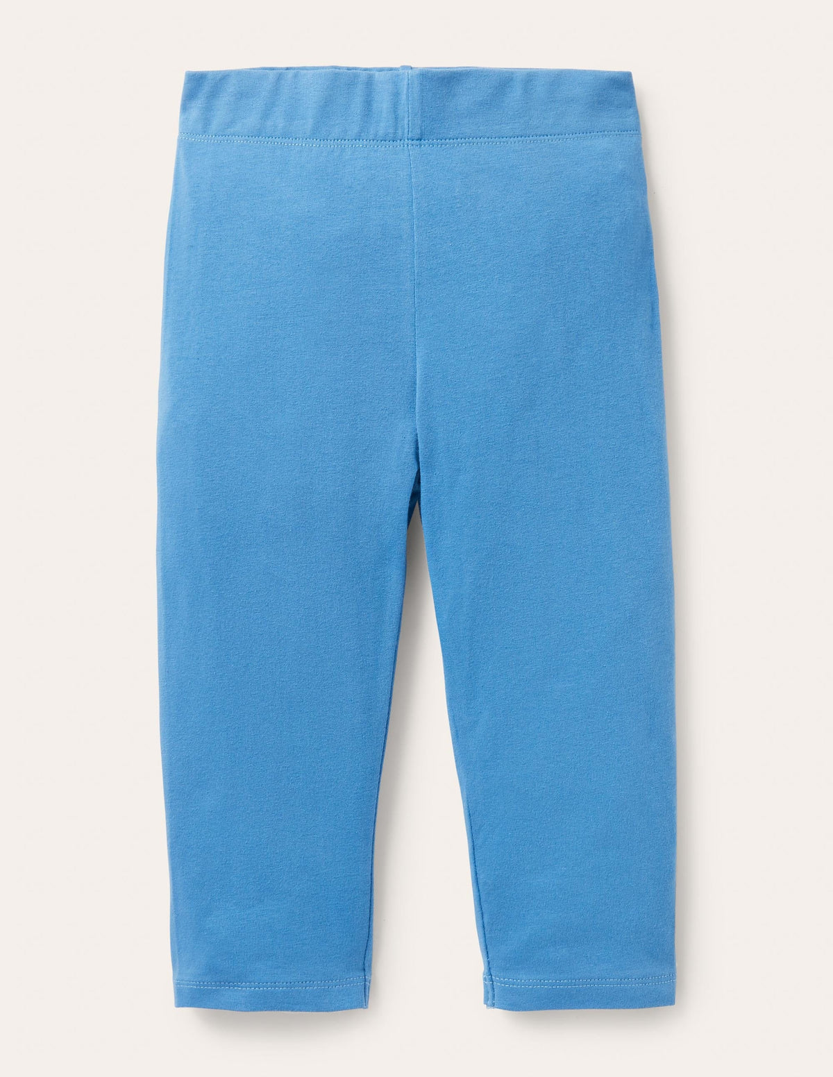 Kurz geschnittene einfarbige Leggings-Elisabethanisches Blau - Image 1