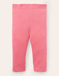 Kurz geschnittene einfarbige Leggings-Helles Pink