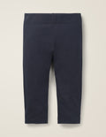 Kurz geschnittene einfarbige Leggings-Schuluniform-Navy