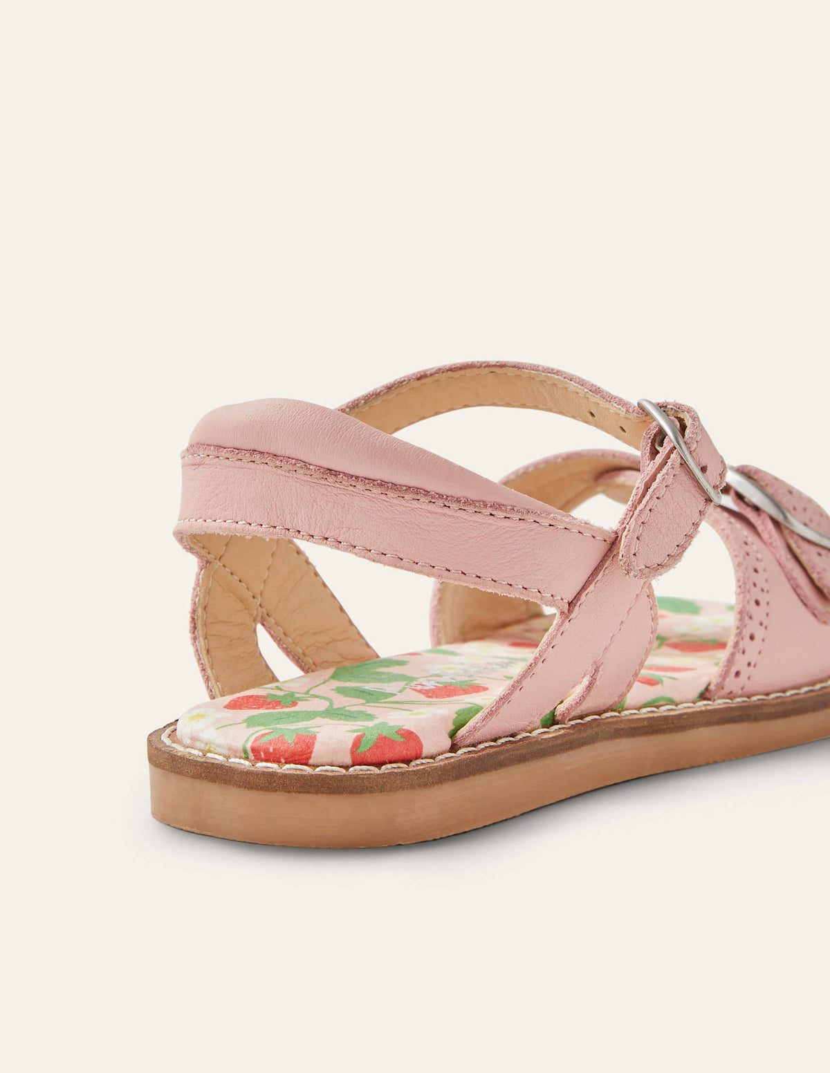 Ledersandalen mit Schnalle-Delfinrosa-3