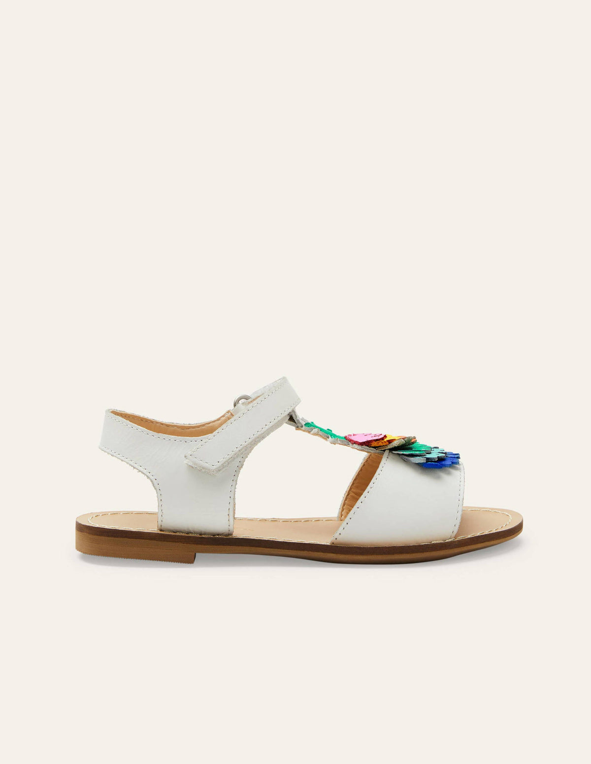 Originelle Ledersandalen-Bunt, Ananas-3