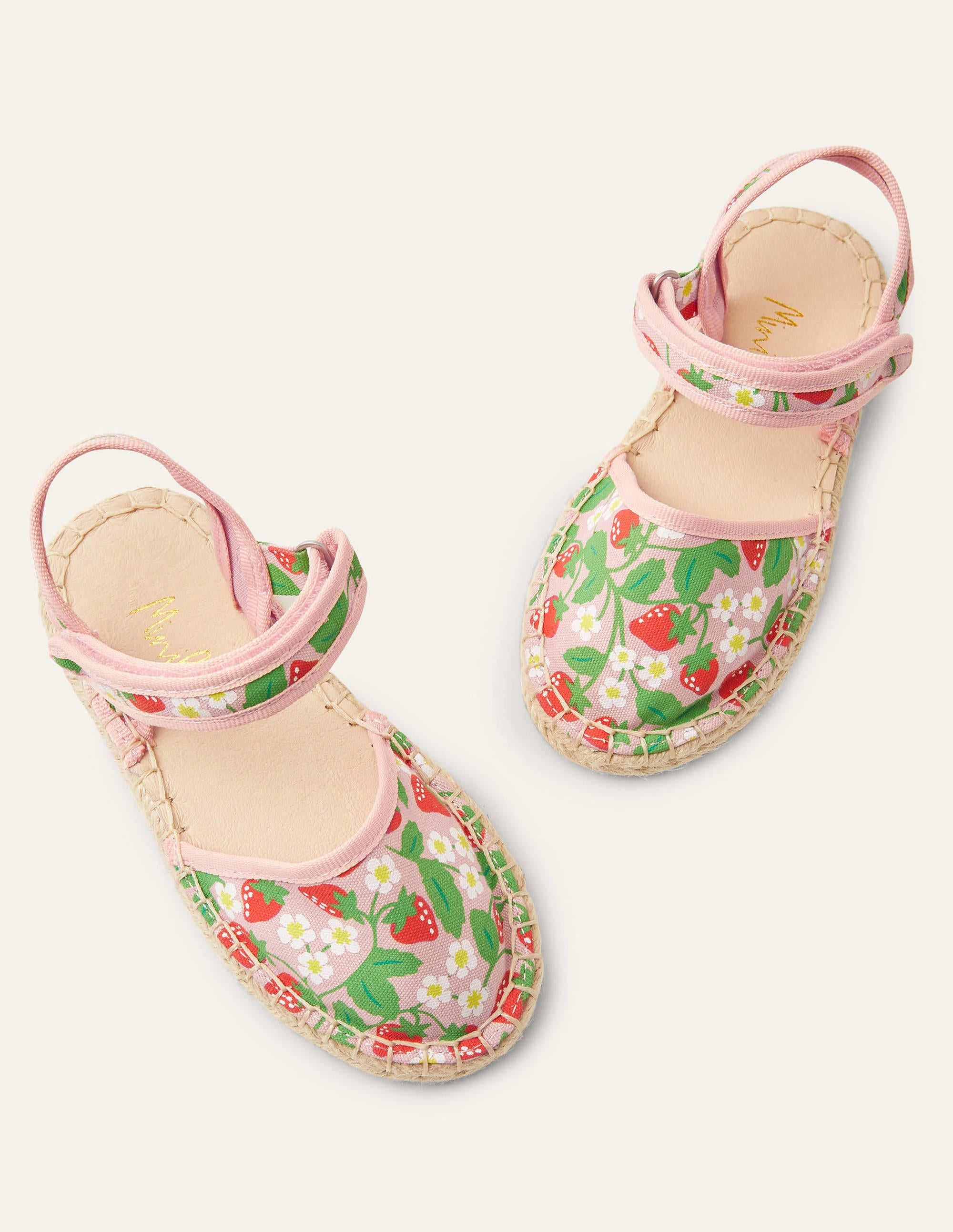 Espadrilles-Delfinrosa, Erdbeere - Image 1