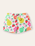 Frottee-Shorts-Naturweiß, Tutti Frutti