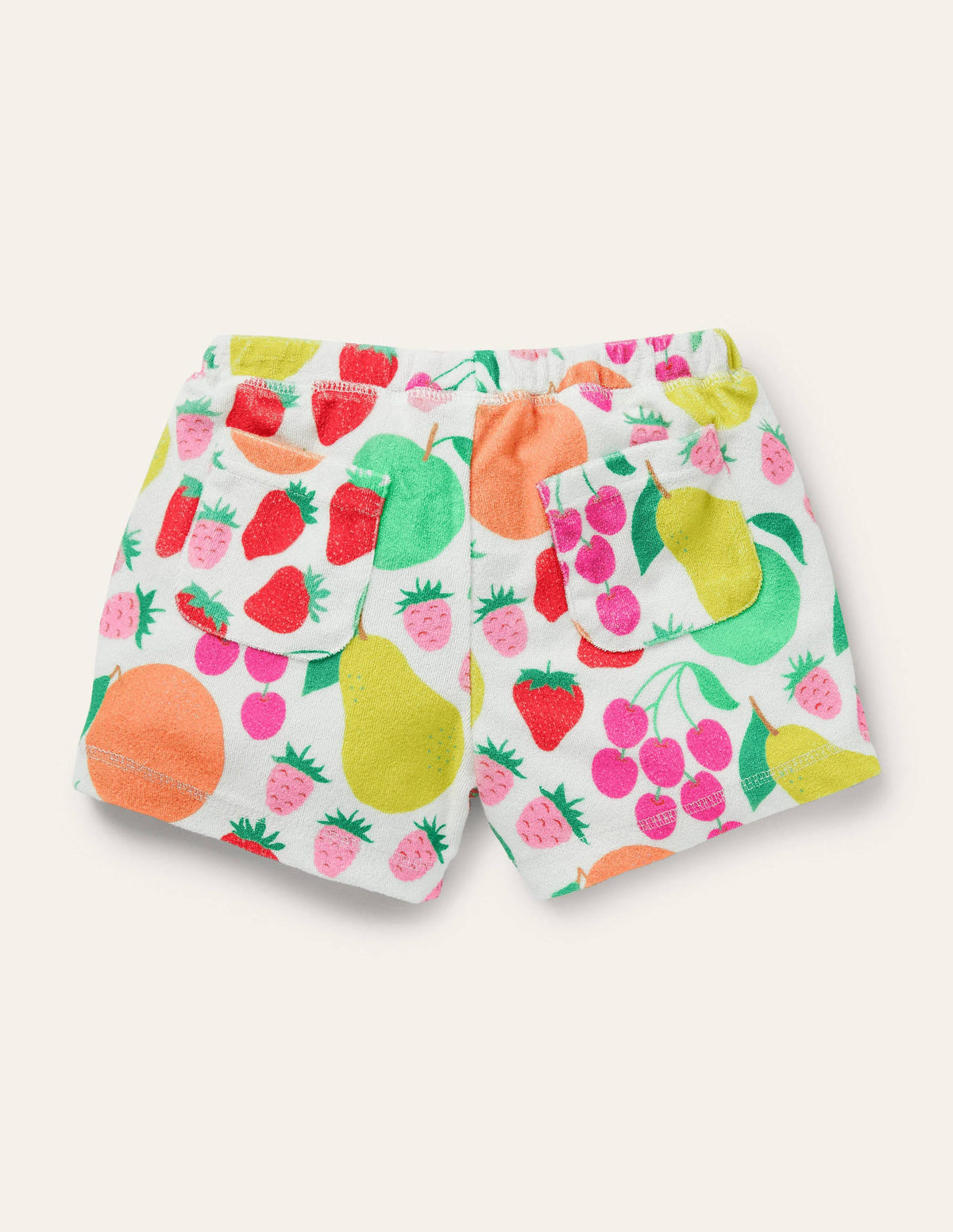 Frottee-Shorts-Naturweiß, Tutti Frutti - Image 2