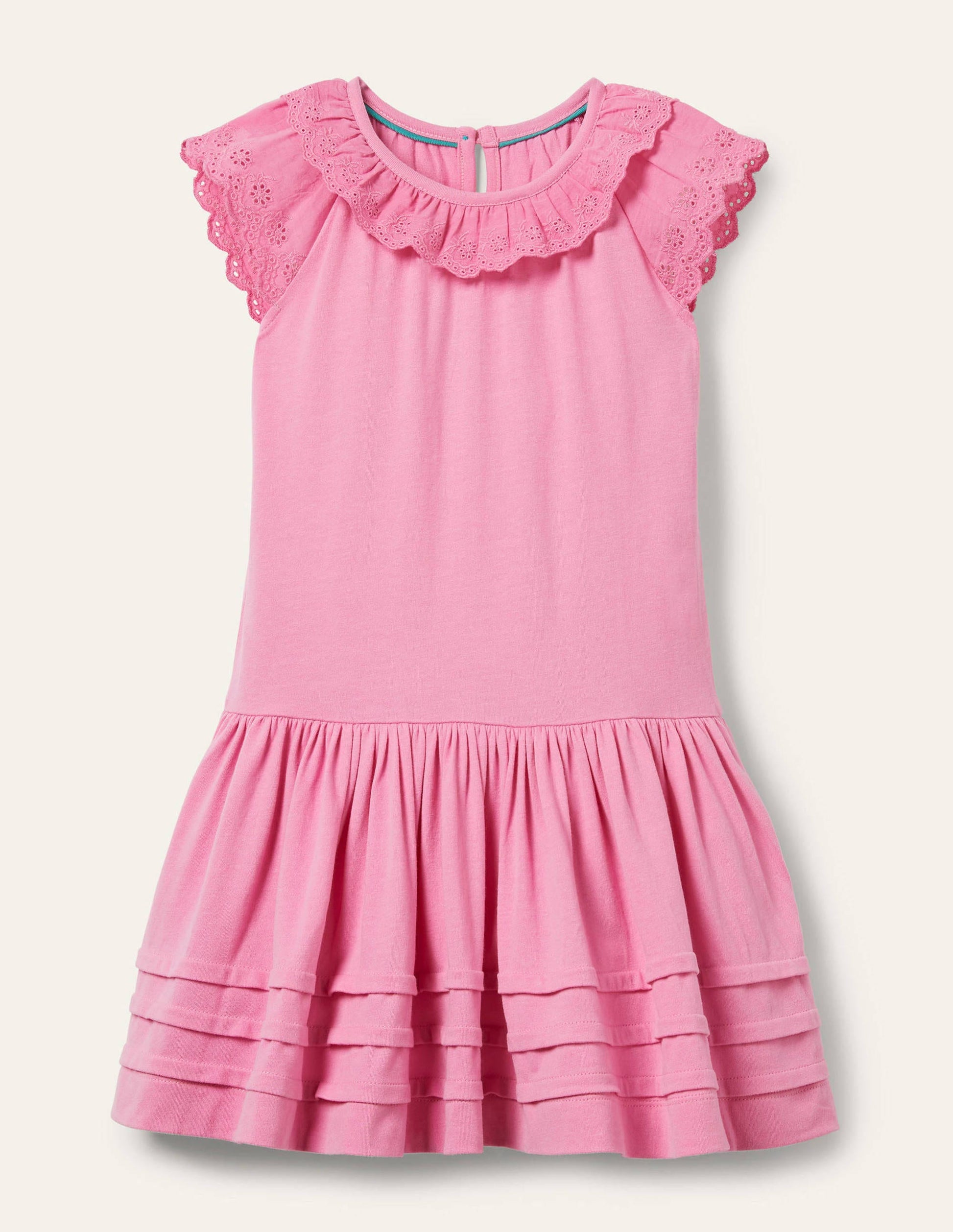 Jerseykleid mit Lochstickerei-Pflaumenblütenrosa-1