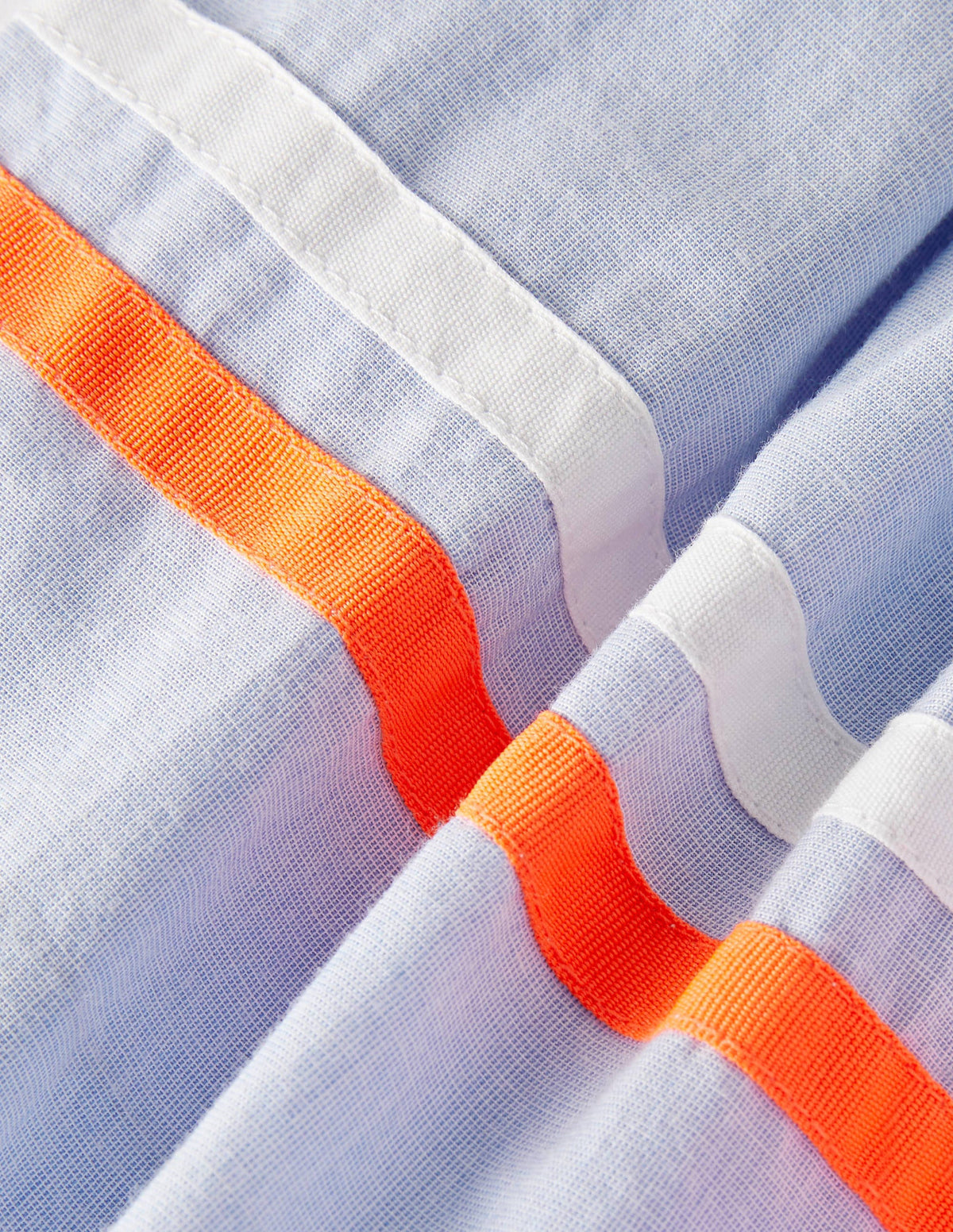 Kleid mit bunten Borten-Faux-Uni - Image 3