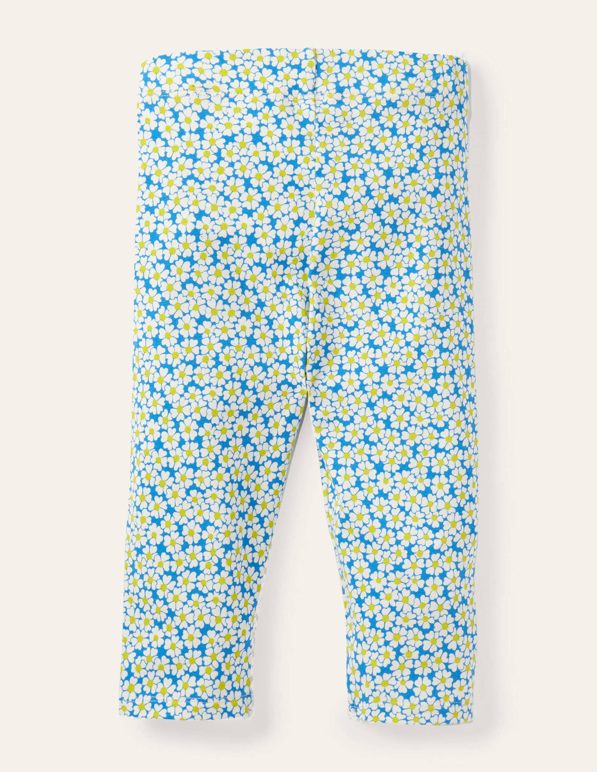 Fröhliche 7/8-Leggings-Marokkoblau, Gänseblümchenmuster - Image 2