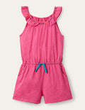 Charlie Jersey-Einteiler mit Bommeln-Helles Pink