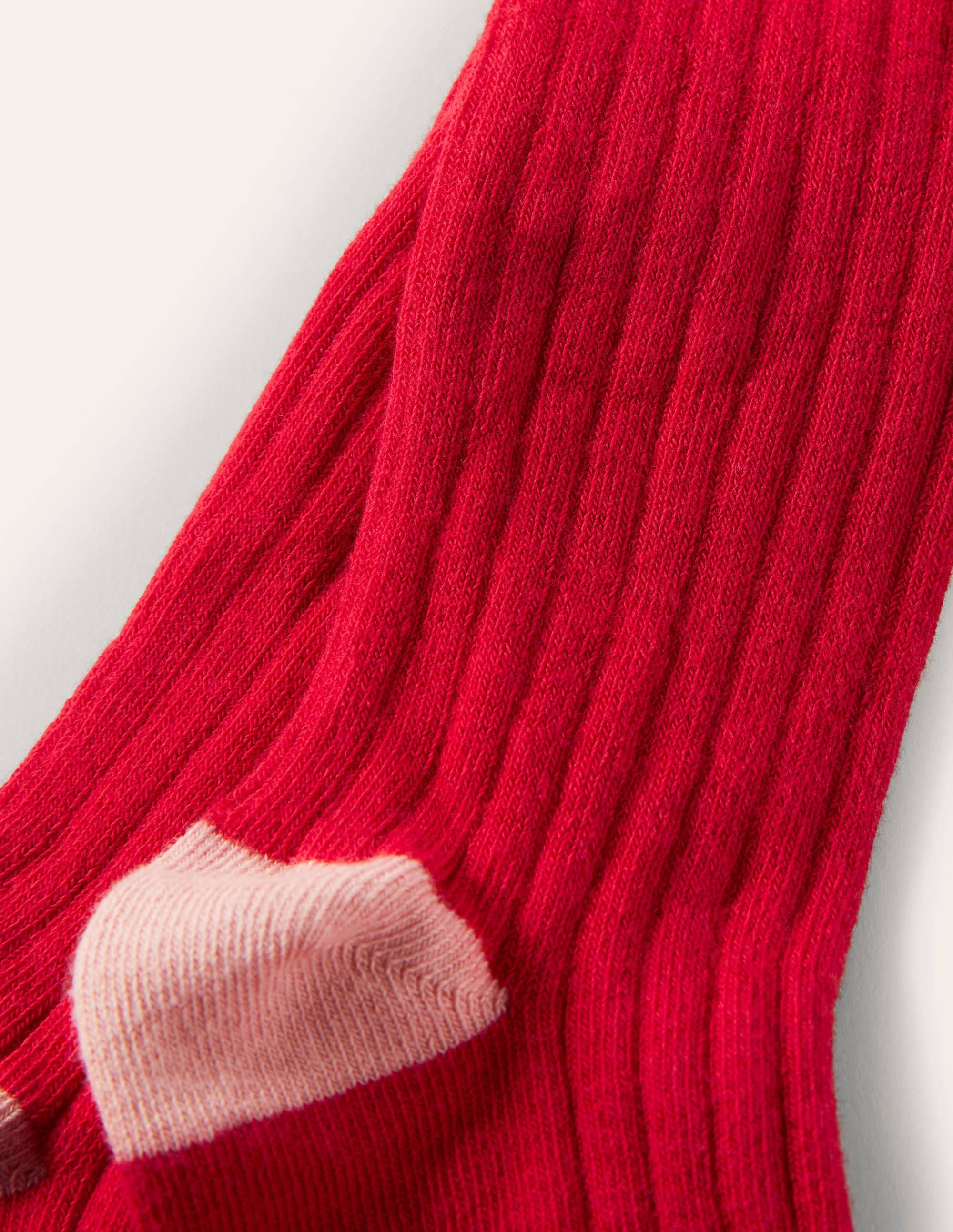Rippenstrumpfhose-Rockabilly-Rot - Image 2