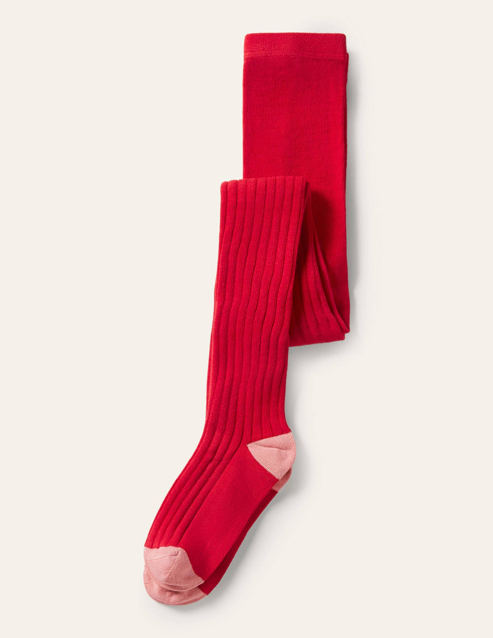 Rippenstrumpfhose-Rockabilly-Rot - Image 1