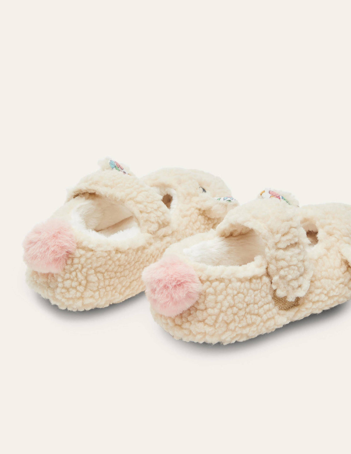 Originelle Slipper-Hellbeige, Schaf - Image 3