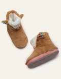 Chaussons bottillons-Cerf marron