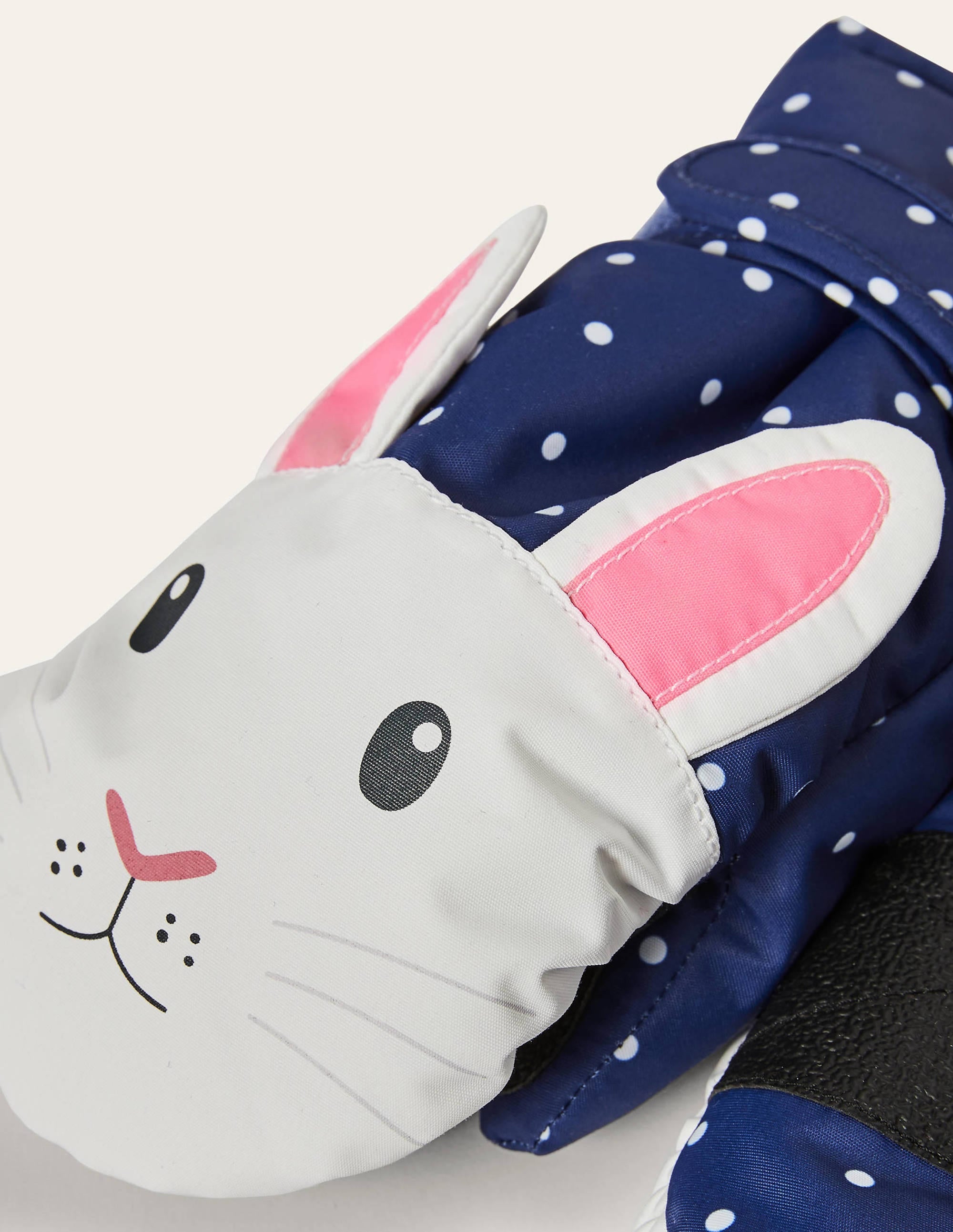 Bunny All Weather Mittens-Starboard/Ivory Spot Bunny - Image 2