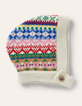 Fair-Isle-Strickhäubchen-Bunt
