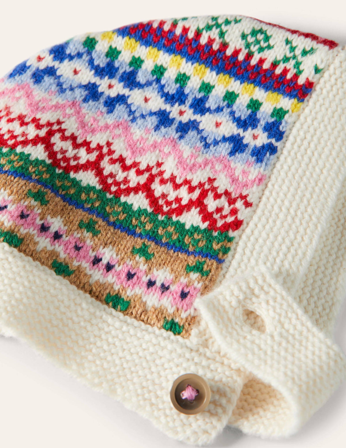 Fair-Isle-Strickhäubchen-Bunt - Image 2