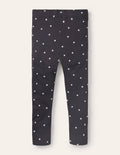 Fröhliche bequeme Leggings-Segelblau/Naturweiß, Sterne