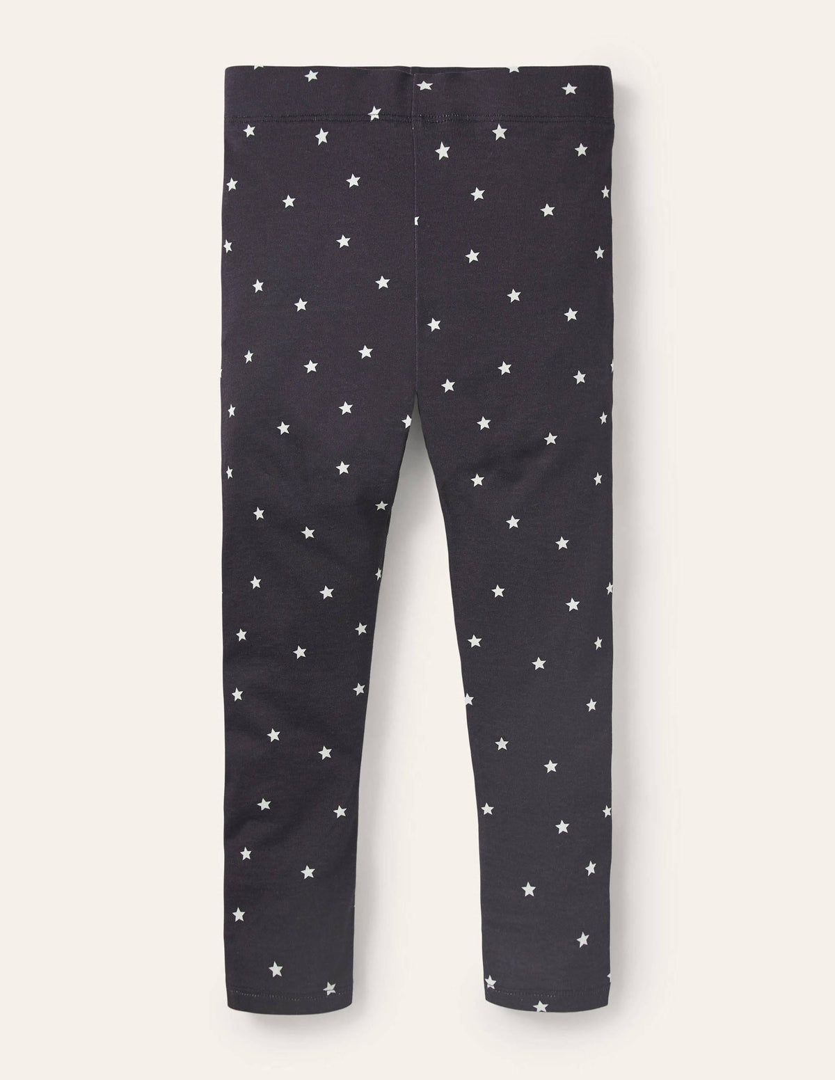 Fröhliche bequeme Leggings-Segelblau/Naturweiß, Sterne - Image 1