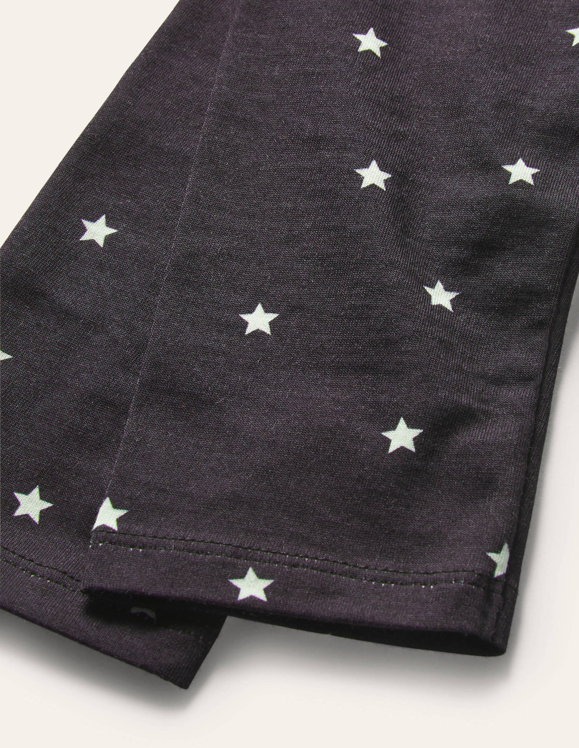 Fröhliche bequeme Leggings-Segelblau/Naturweiß, Sterne - Image 3