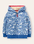 Sweat à capuche à doublure douillette-Bois bleu élisabéthain