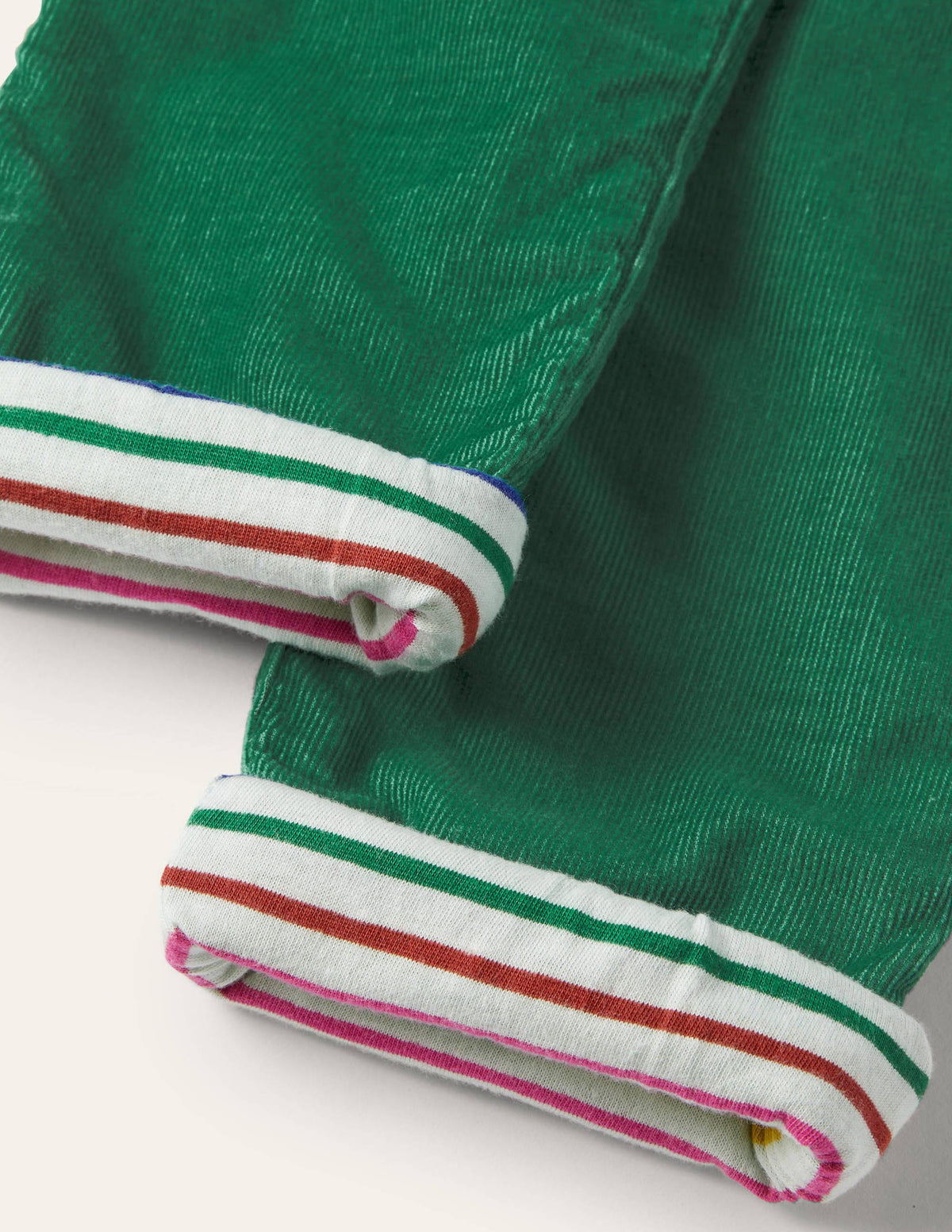 Gefütterte Cordhose zum Hineinschlüpfen-Waldgrün - Image 3