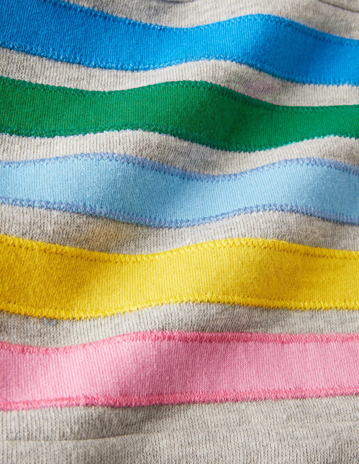 Sweathose mit verstärkter Kniepartie-Grau Meliert, Regenbogen - Image 3