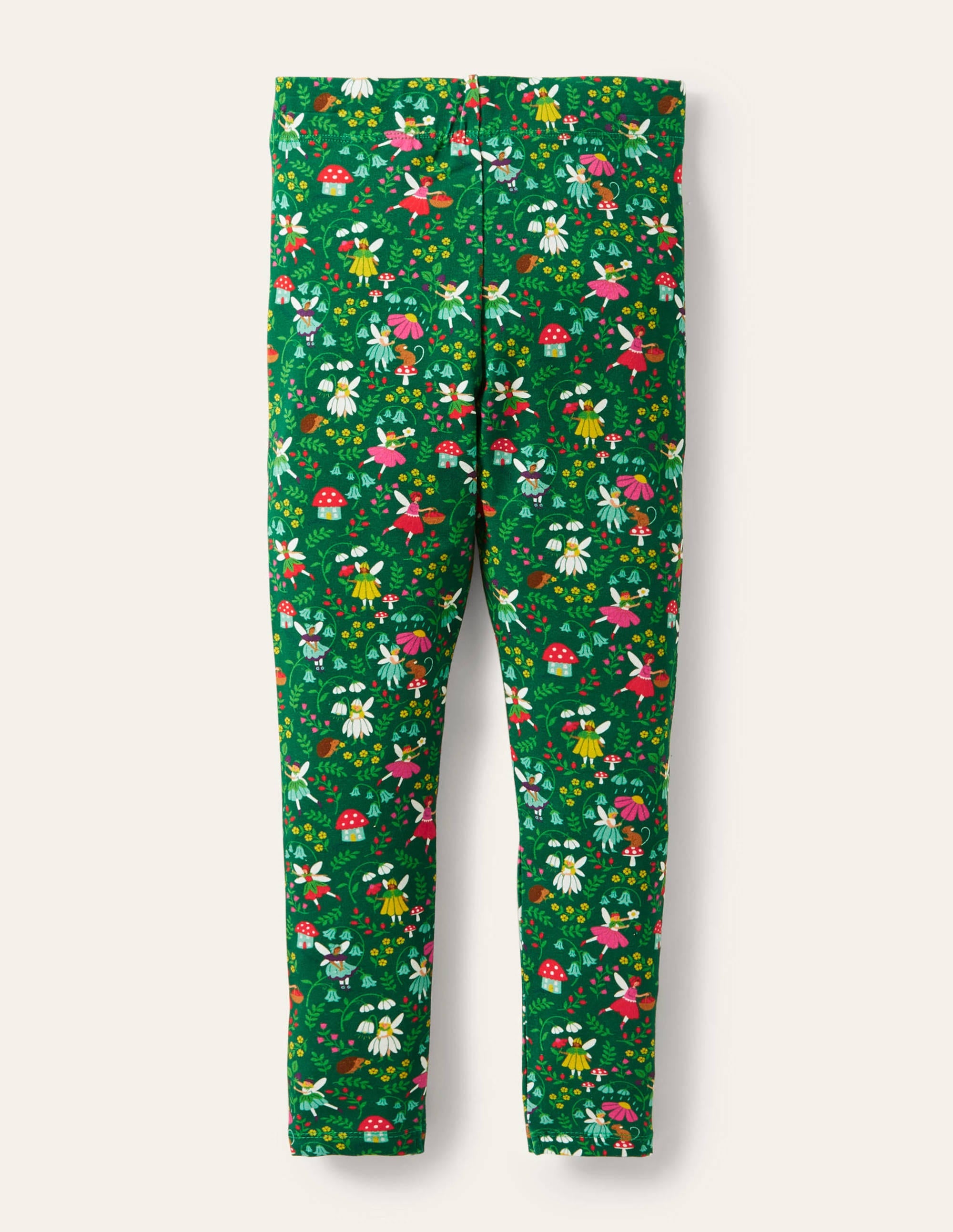 Fröhliche Leggings-Waldgrün, Feengarten - Image 2