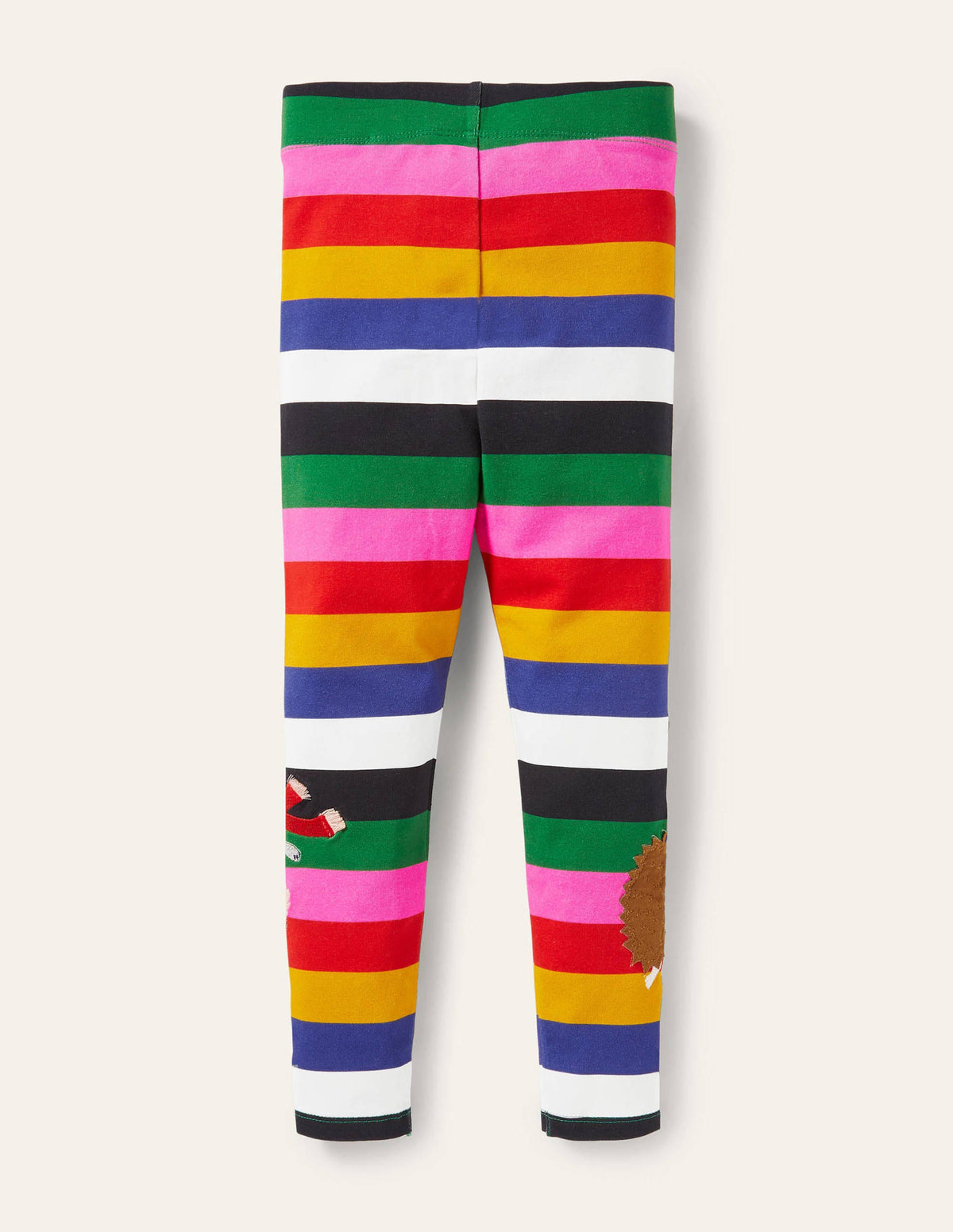Fröhliche Leggings mit Applikation-Bunt, Gestreift/Tiere-2